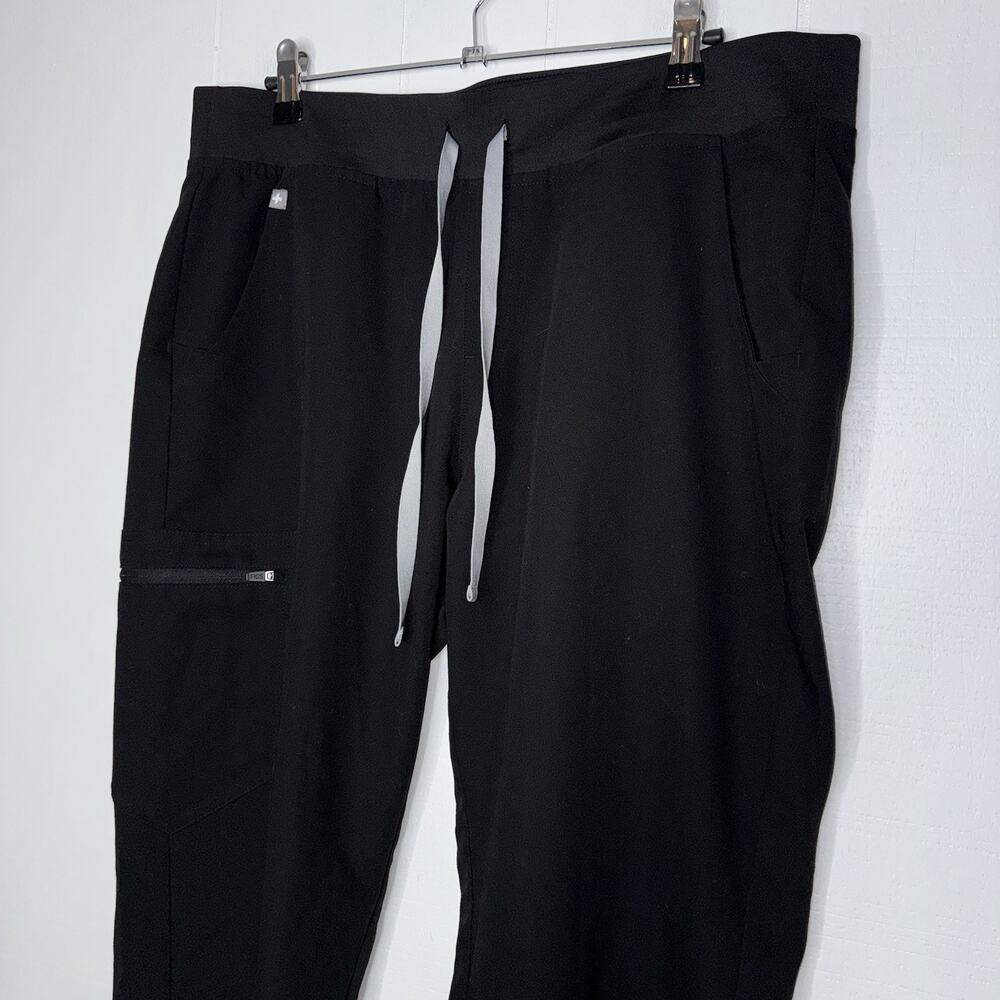 Figs Women’s Tech Collection Jogger Scrub Pants Black Size Large Tall - Picture 3 of 5